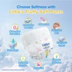 Little's Premium Baby Diapers XL Size (Extra Large) Pants Style | 12-17 kg | 54 Count | Super Jumbo FluffySoft Baby Diaper with Leakage Guard, Wetness Indicator & 12 Hours Absorption - Image 4