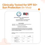The Derma Co 1% Hyaluronic Sunscreen Aqua Gel SPF 50 PA++++ | Hydrating, Lightweight & Non-Greasy | No White Cast | Broad Spectrum & Blue Light Protection | Clinically Tested - (In-Vivo) | 50 g - Image 4