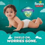 Pampers Happy Sleep Pant Style Baby Diapers, Small (S), 60 Count, 1 Pampers = 1 Night Sleep, with Anti Rash Shield, 4-8 Kg Diapers - Image 2