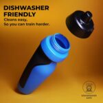 Nivia Radar Sippers Bottle for Sports Cycling, Gym & Running Bottle for Training, Exercise, Fitness- Portable, Light Weight, & Leakproof with Quick-Grip, 600ml (Royal/Blue) Low Density| Polyethylene - Image 3