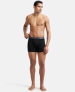 Jockey 8009 Men's Super Combed Cotton Rib Solid Boxer Brief with Ultrasoft Waistband (Pack of 3) - Image 3