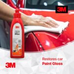 3M Premium Liquid Wax, Restores Car Paint Gloss and Lustre, Water Repellent, UV Protection (200ml, Pack of 1) - Image 3
