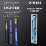 Rechargeable Electric Gas Lighter for Kitchen, Lighter for Gas Stove, Candles, Pooja, 1 Year Warranty, C-Type USB, Kitchen Tools, Multi Purpose - 360° Flexible & Windproof, Black - Image 6