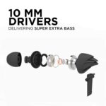 Boat BassHeads 100 in-Ear Headphones with Mic (Black) - Image 2