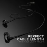 Boat BassHeads 100 in-Ear Headphones with Mic (Black) - Image 4