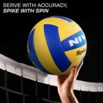 NIVIA Spikester (Encounter) 494 Polypropylene Volleyball, Size - 4 (Multicolour) - Image 2