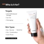 Minimalist Cream Sunscreen SPF 50 Lightweight With Multi-Vitamins, No White Cast, Broad Spectrum PA ++++ Acne Safe For Unisex, 50g - Image 3