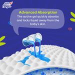 Little Angel Baby Easy Dry Diaper Pants With 12 Hrs Absorption Large Size, 9-14 Kgs - L (62 Pieces) - Image 3