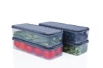 Air Tight Plastic Storage Containers Set for Kitchen | Pantry Organizers Kitchen Accessories Items,Fridge Storage Boxes | Leak-Proof, Durable, and Space-Saving (4, 2500ml) (1200 ML, 6) - Image 3
