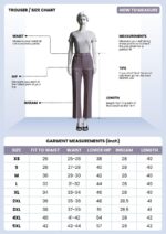 GRECIILOOKS Women High Rise High Waist Trousers Flared Korean Style Formal Pants| Elegant Workwear for Office, College & Events (Combo Pack of 2) - Image 5