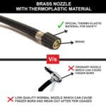 Bergmann Typhoon Digital Heavy-Duty Metal Tyre Inflator with Auto Cut-Off & LED Light (BCT-150D), 35 Liters_Per_Minute, Wine Red - Image 4