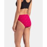 Jockey 1410 Women's Medium Coverage Super Combed Cotton Mid Waist Bikini with Concealed Waistband (Pack of 3_Colors & Prints May Vary) - Image 4