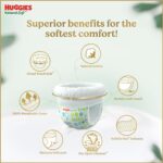 Huggies Natural Soft Premium Baby Diaper Pants, Our No.1 Soft Pants, Medium (M) Size (7-12 Kgs), Pack of 60 diapers | Cloud Softness All over with India's 1st Cloud Touch BeltTM - Image 3
