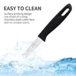 Pigeon by Stovekraft Edge High Grade Stainless Steel 4 Pcs Kitchen Knife Set | Black - Image 3