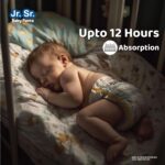 Jr. Sr. Baby Diaper Pants | Medium (M) Size (7-12 kg), 72 Count | Pack of 1 | Upto 12 hr Absorption with Advanced Leak Protection | Safe For Babies Skin | Soft, Secure & Comfy - Image 3