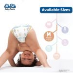 Jr. Sr. Baby Diaper Pants | Medium (M) Size (7-12 kg), 72 Count | Pack of 1 | Upto 12 hr Absorption with Advanced Leak Protection | Safe For Babies Skin | Soft, Secure & Comfy - Image 4