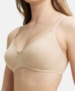 Jockey 1722 Women's Wirefree Non Padded Super Combed Cotton Elastane Stretch Medium Coverage Everyday Bra with Concealed Shaper Panel and Adjustable Straps - Image 4