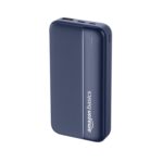 Amazon Basics 20000 mAh Power Bank | 22.5W Fast Charging | Dual Output & Input | Charge 3 Devices Simultaneously | for Smartphones, TWS Earbuds, Speakers, Tablets (Dark Blue) - Image 4