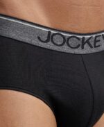 Jockey 8037 Men's Super Combed Cotton Solid Brief with Ultrasoft Waistband (Pack of 2) - Image 5