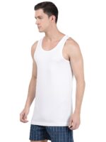 Jockey 8820 Men's Super Combed Cotton Round Neck Sleeveless Vest with Extended Length for Easy Tuck (Pack of 3) - Image 3