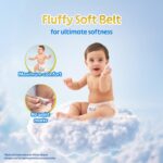 Little's Premium Baby Diapers L Size (Large) Pants Style | 9-14 kg | 62 Count | Super Jumbo FluffySoft Baby Diaper with Leakage Guard, Wetness Indicator & 12 Hours Absorption - Image 3