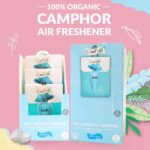 CamPure Camphor Insta Pouch (Original) Pack Of 3-100% Organic | Air Freshener For Car, Wardrobe, Office Cabin's, Drawers, Travel Bag & Bathroom, cone - Image 2