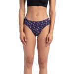 Jockey 1410 Women's Medium Coverage Super Combed Cotton Mid Waist Bikini with Concealed Waistband (Pack of 3_Colors & Prints May Vary) - Image 2