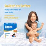 Little's Premium Baby Diapers L Size (Large) Pants Style | 9-14 kg | 62 Count | Super Jumbo FluffySoft Baby Diaper with Leakage Guard, Wetness Indicator & 12 Hours Absorption - Image 2