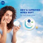 NIVEA Soft Light Moisturizer, 300 ml | Instant Hydration with Vitamin E & Jojoba Oil | Non-Greasy Cream for Face, Body and Hands | For Smooth, Healthy Skin - Image 2