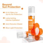 The Derma Co 1% Hyaluronic Sunscreen Aqua Gel SPF 50 PA++++ | Hydrating, Lightweight & Non-Greasy | No White Cast | Broad Spectrum & Blue Light Protection | Clinically Tested - (In-Vivo) | 50 g - Image 2