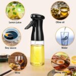 Vasukie 2-in-1 Olive Oil Sprayer and Dispenser Bottle for Kitchen | 500ml Glass Bottle with Premium Nozzle | Cooking Sprayer for Healthy Cooking and Salad Making (Spray Bottle) - Image 2